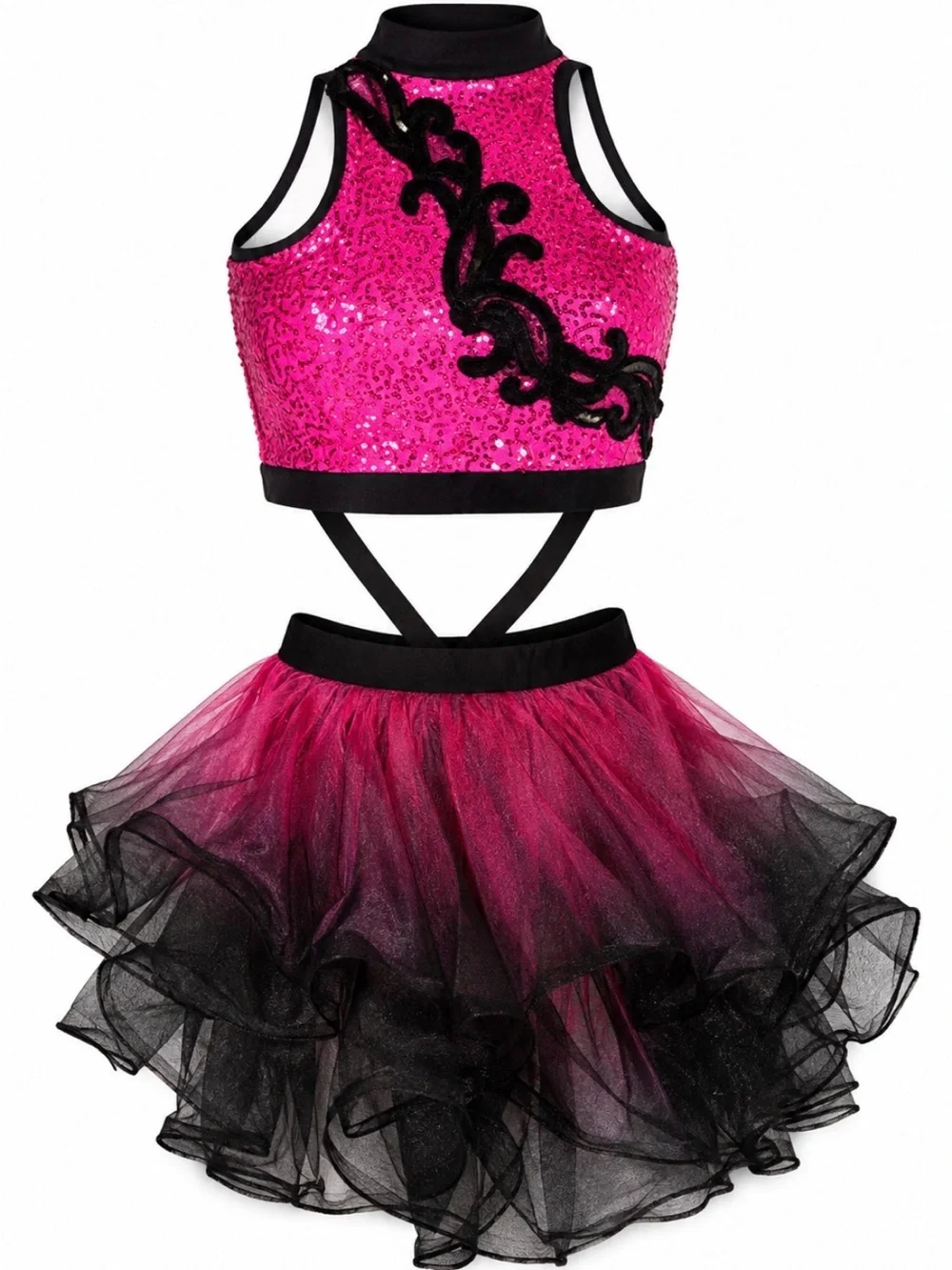 2 Dance Costume Bundle Jazz/Lyrical 4 Pieces Total